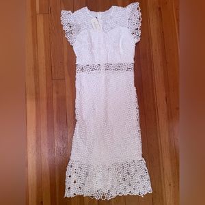 Daphne Lo lace cutout dress, NWT, size M